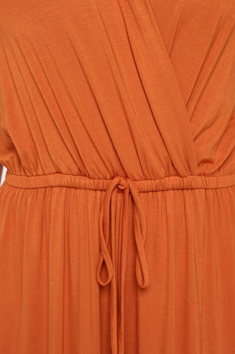 Image of West K Jillian Sleeveless Jumpsuit Burnt Orange