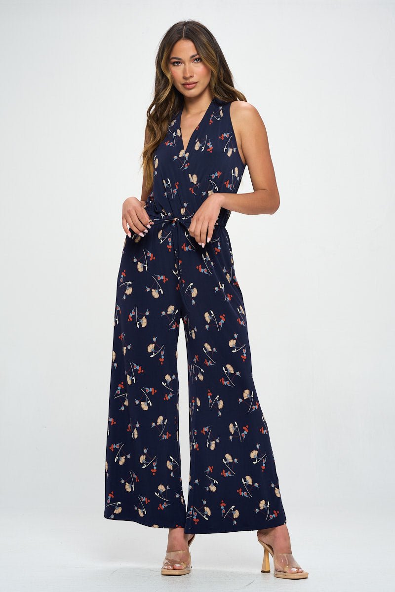 Image of West K Jillian Sleeveless Jumpsuit Heather Gray