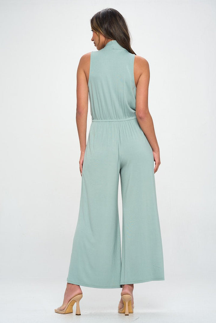 Image of West K Jillian Sleeveless Jumpsuit Lt. Sage