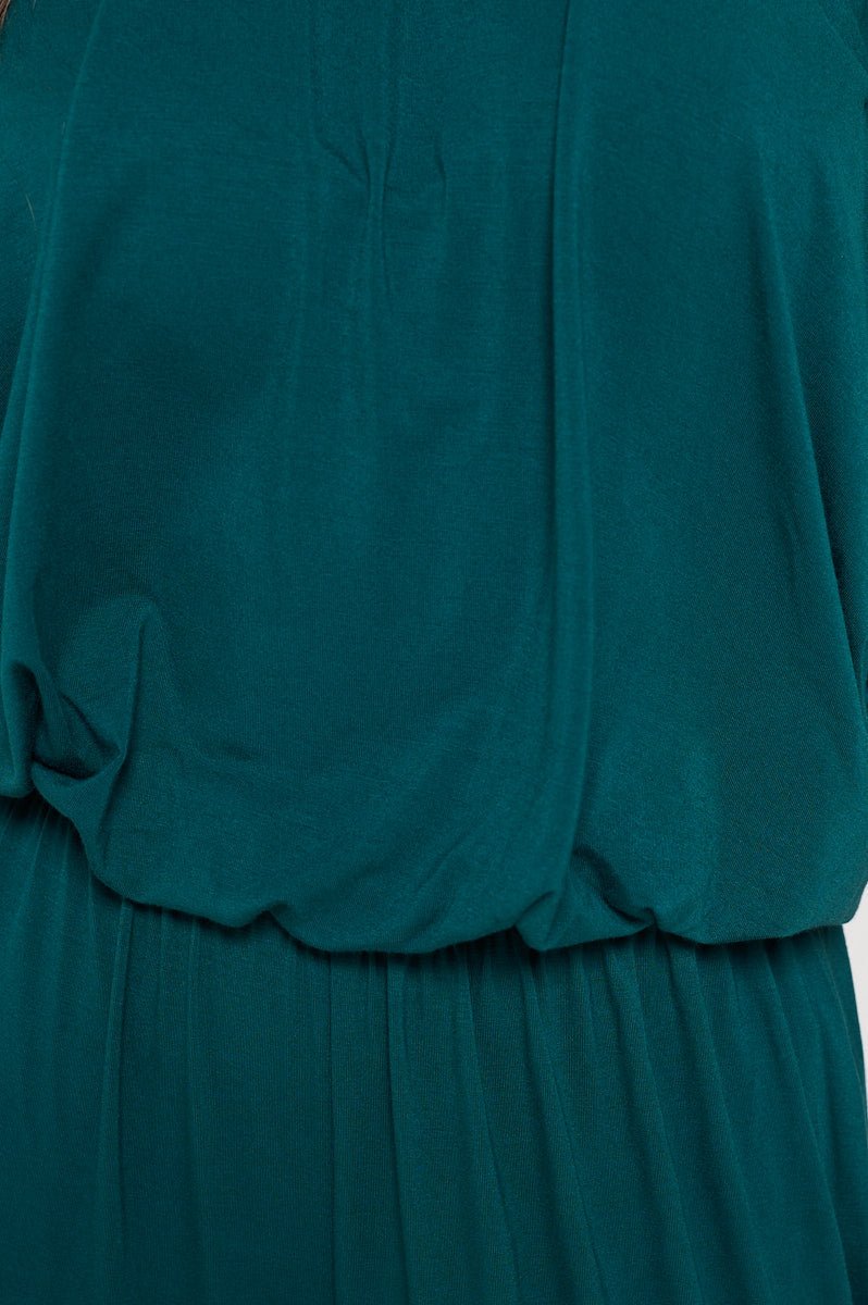 Image of West K Joy Off The Shoulder Wide Leg Jumpsuit Hunter Green