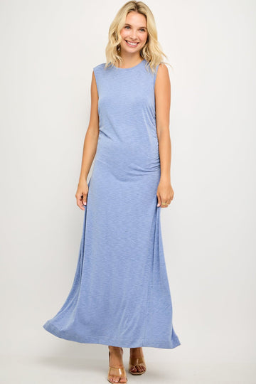 Image of West K Linnea Side - Tie Midi Dress Blue