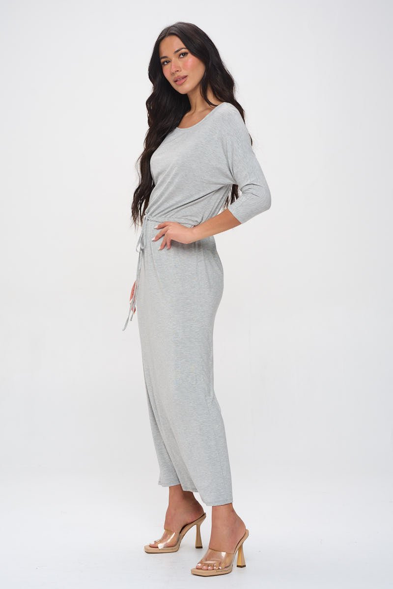 Image of West K Mackenzie Dolman Sleeve Boyfriend Knit Maxi Heather Grey