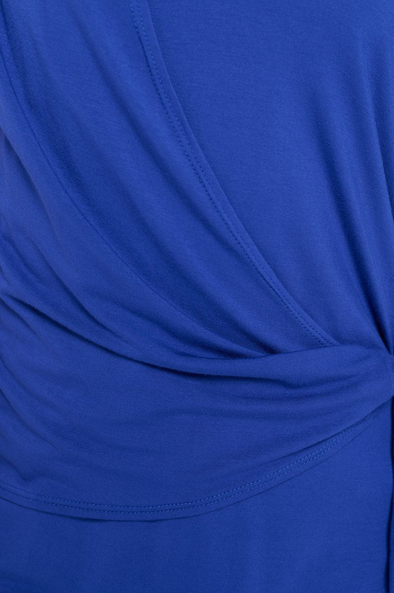 Image of West K Naomi Knit Wrap Top Royal Blue