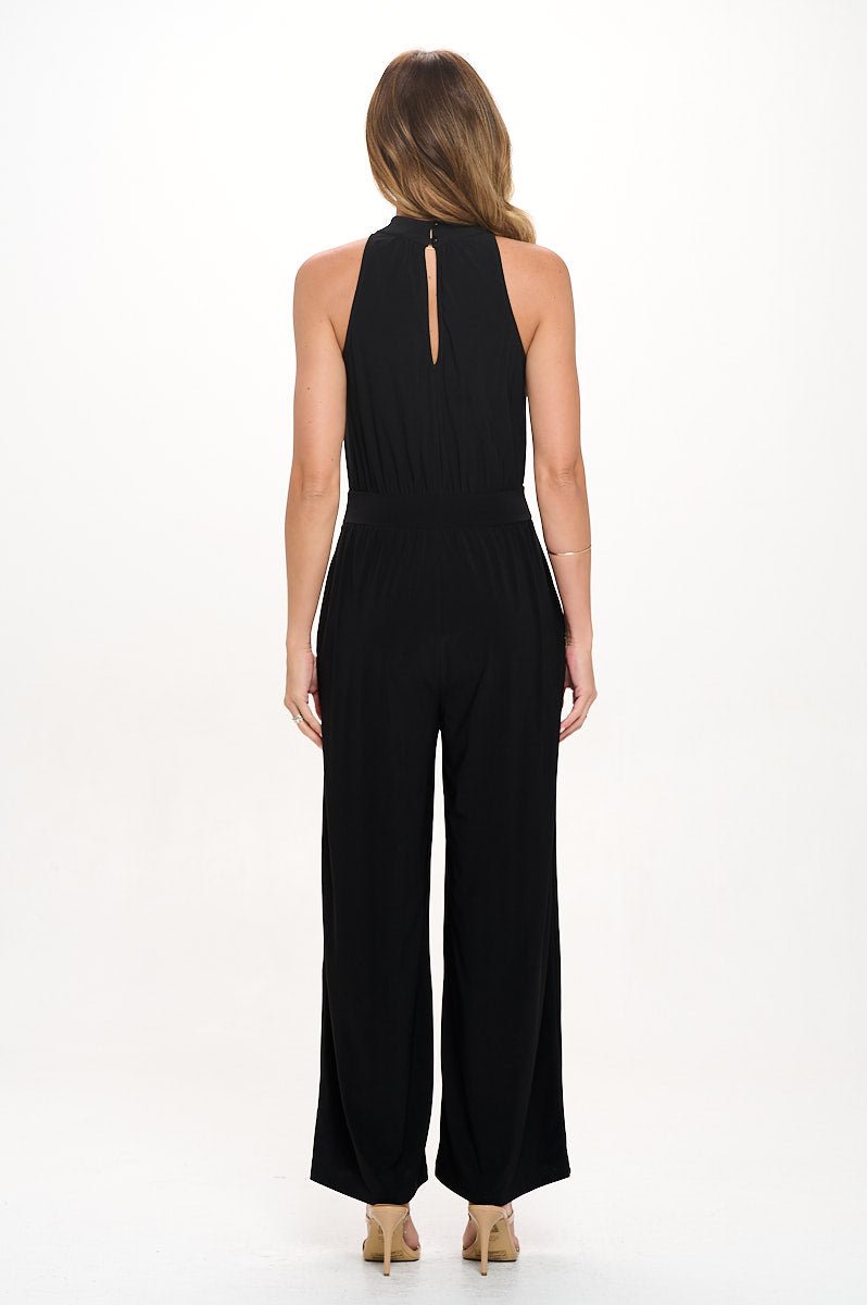 Image of West K Nina Halter Neck Jumpsuit Black