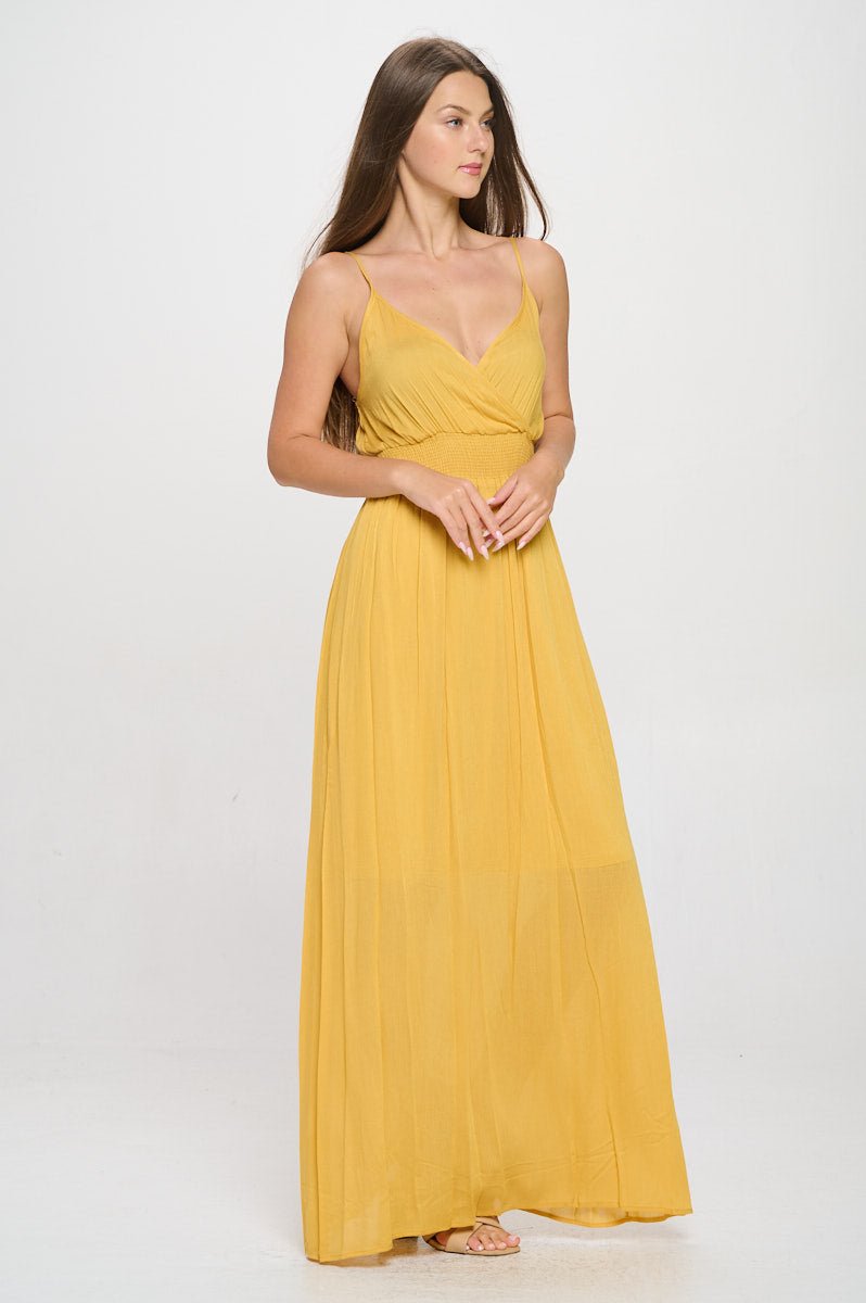 Image of West K Teagan Spaghetti Strap Maxi Dress Mango