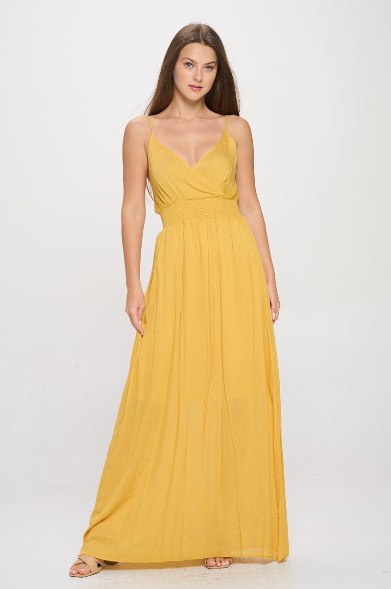 Image of West K Teagan Spaghetti Strap Maxi Dress Mango