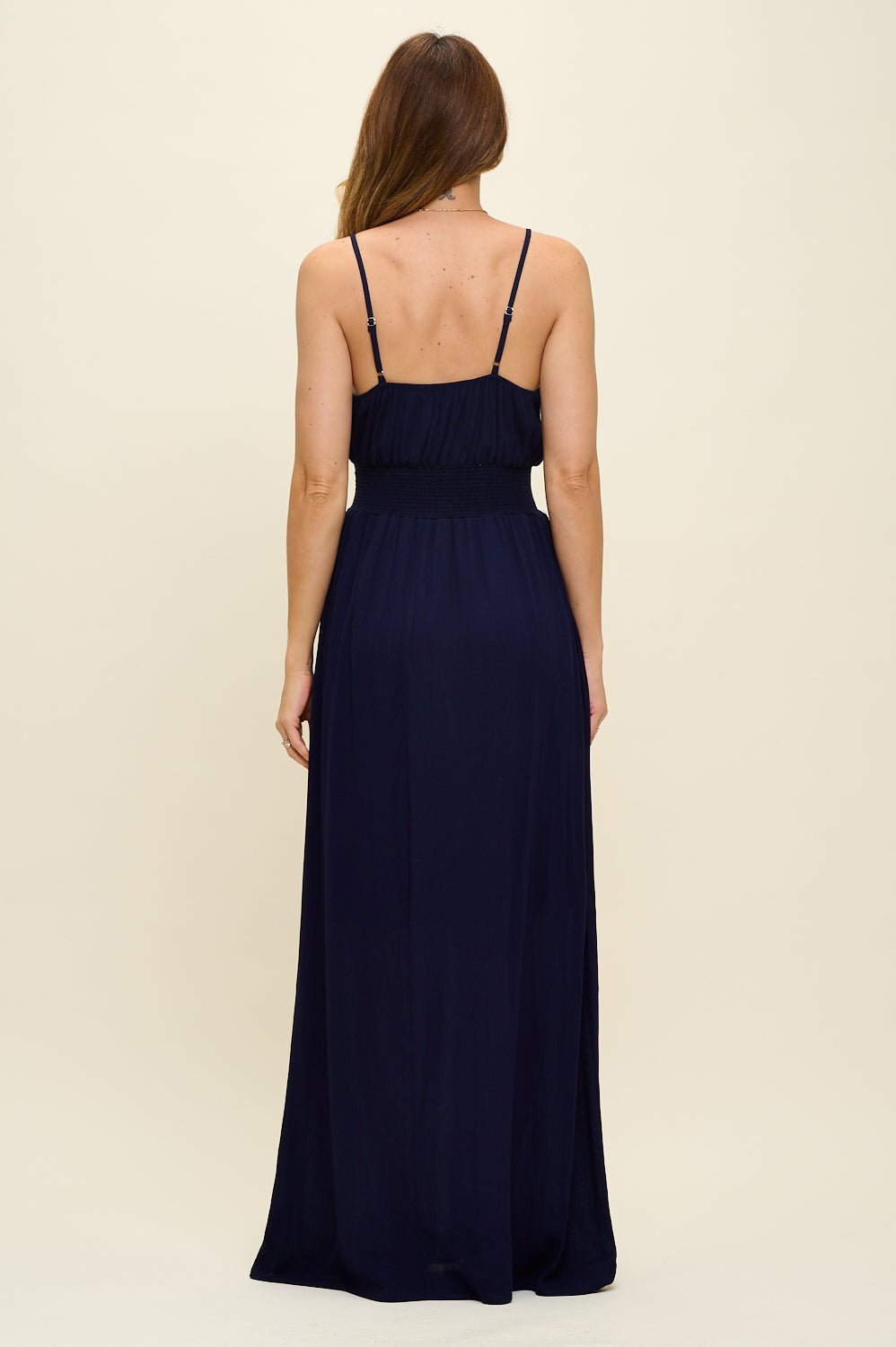 Image of West K Teagan Spaghetti Strap Maxi Dress Salmon