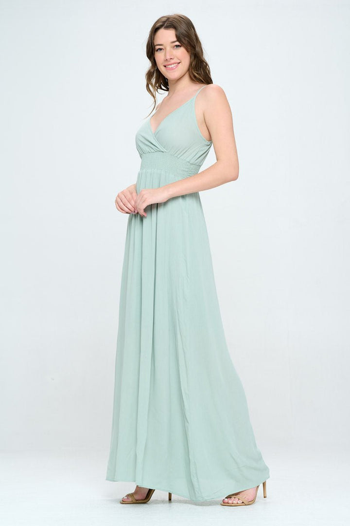 Image of West K Teagan Spaghetti Strap Maxi Dress Seafoam