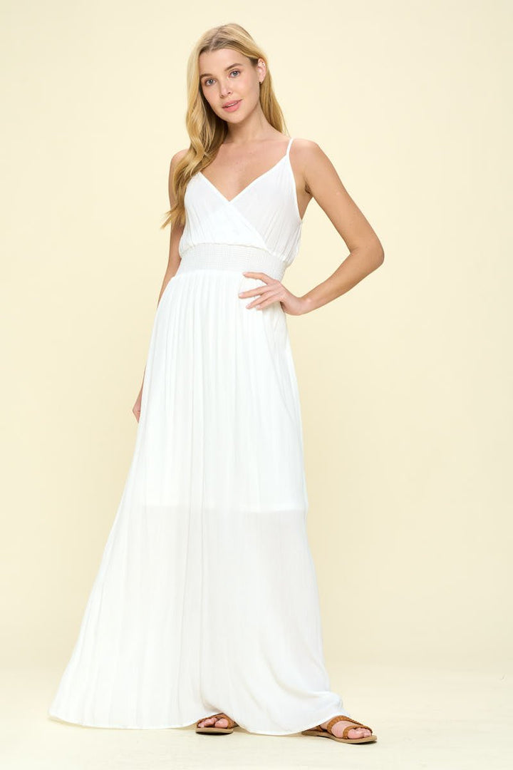 Image of West K Teagan Spaghetti Strap Maxi Dress White