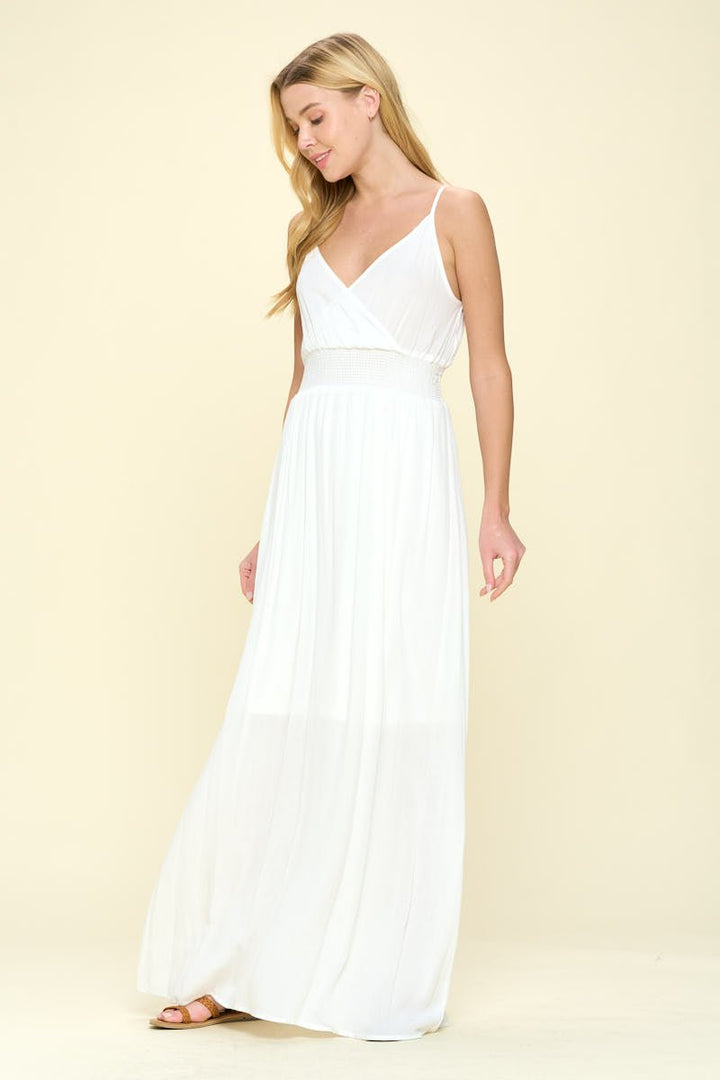 Image of West K Teagan Spaghetti Strap Maxi Dress White