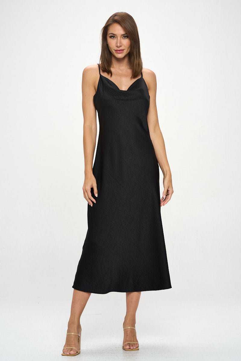 Image of West K Virginia Slip Dress Black