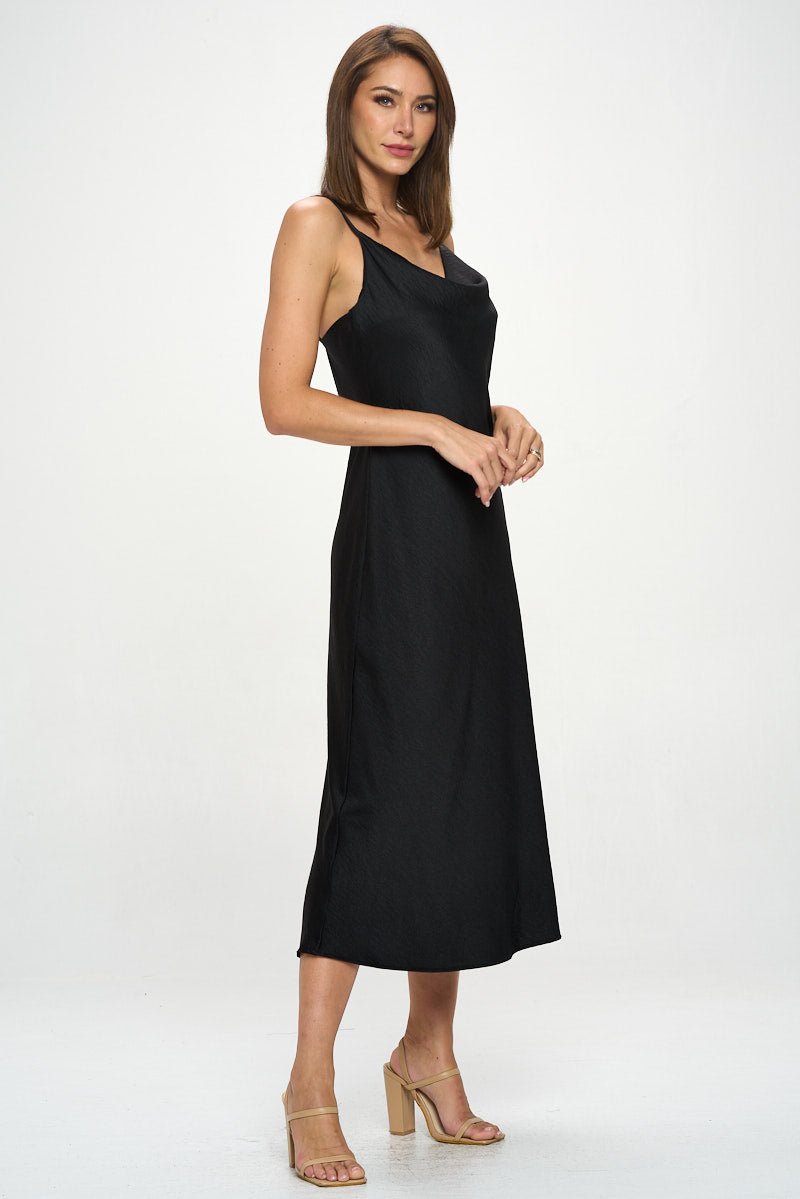 Image of West K Virginia Slip Dress Black