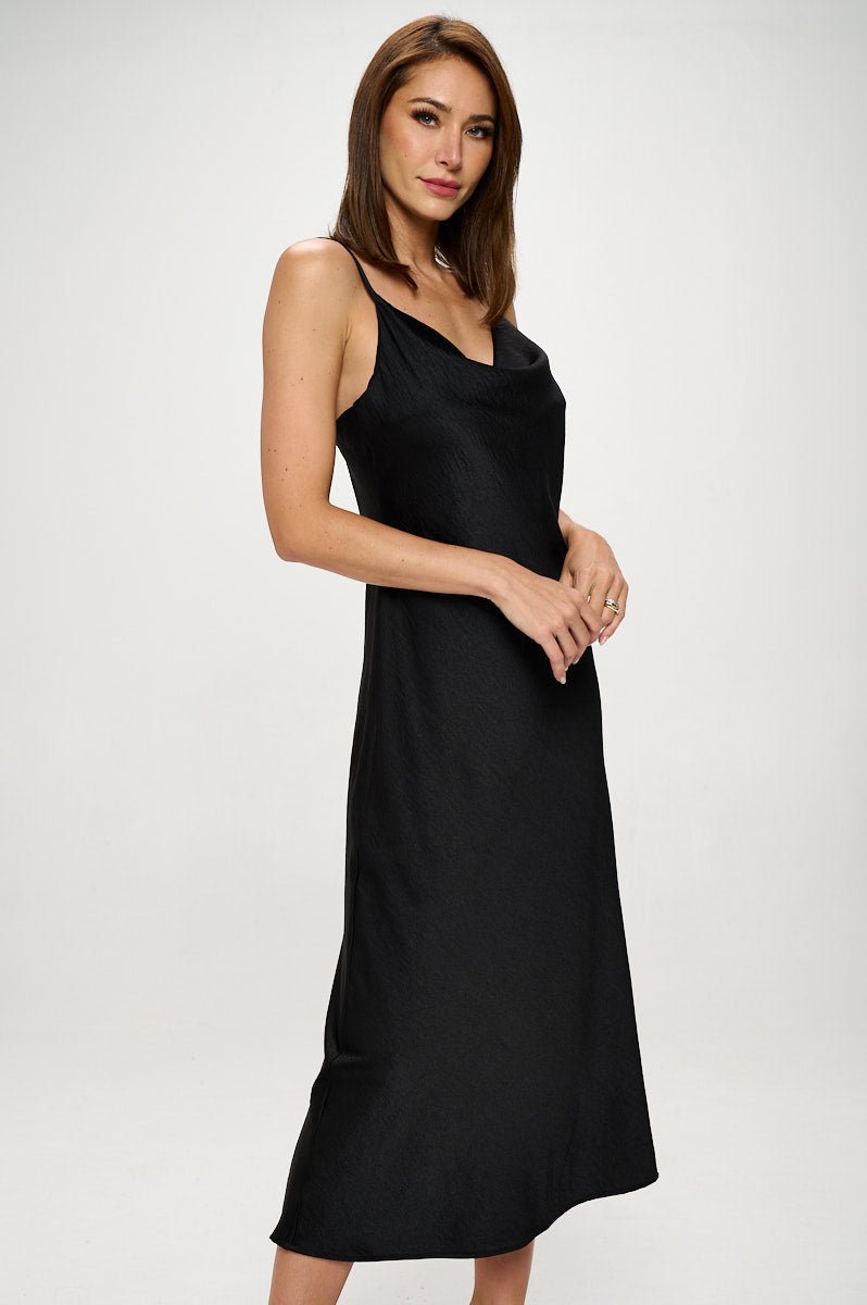 Image of West K Virginia Slip Dress Black