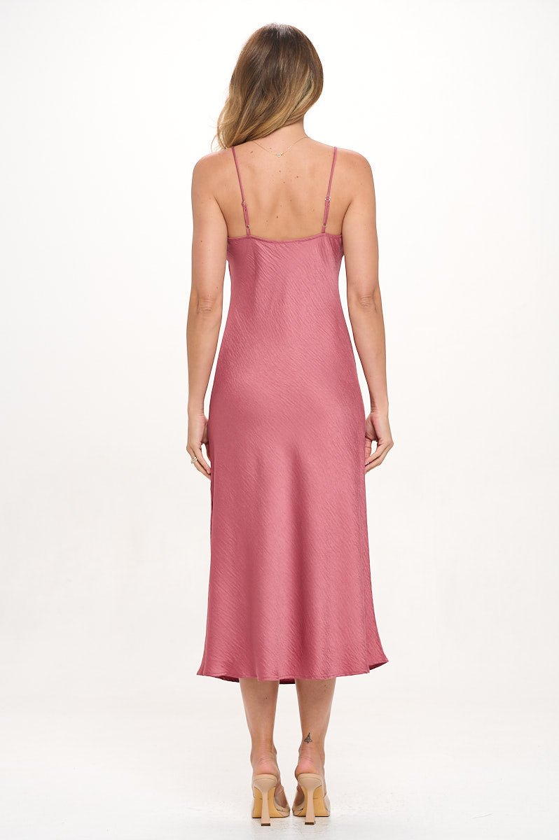 Image of West K Virginia Slip Dress Mulberry