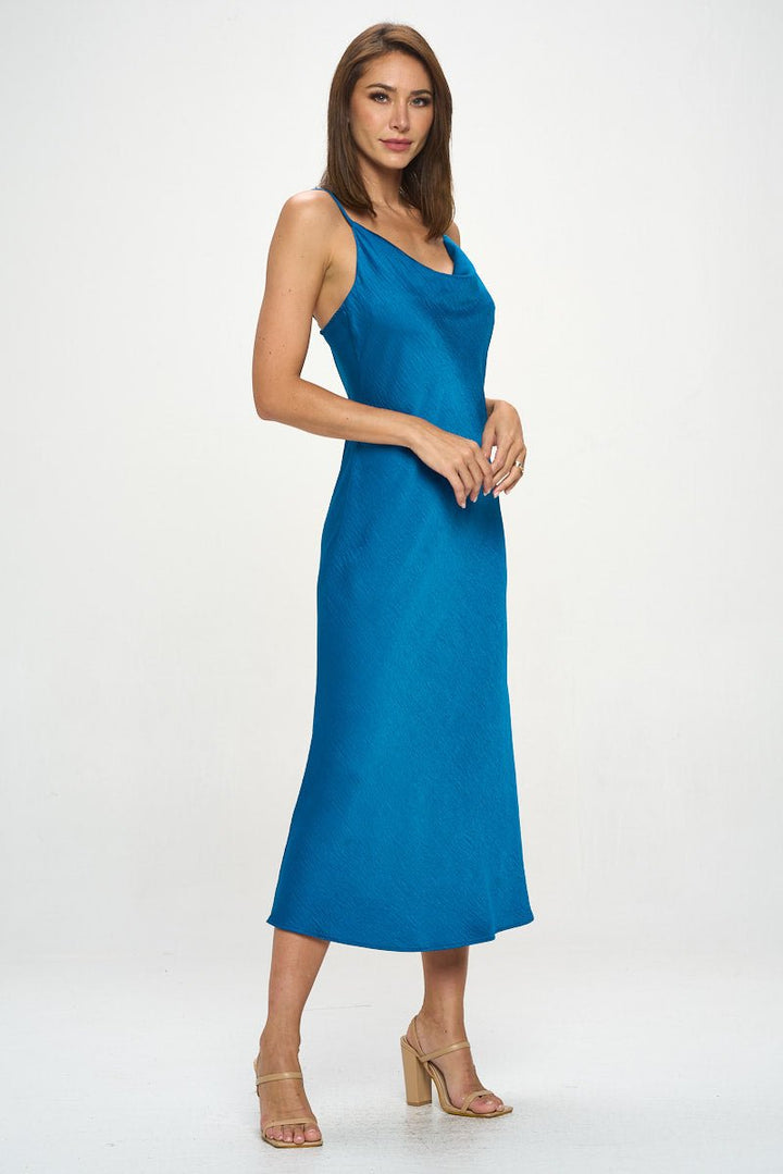 Image of West K Virginia Slip Dress Teal