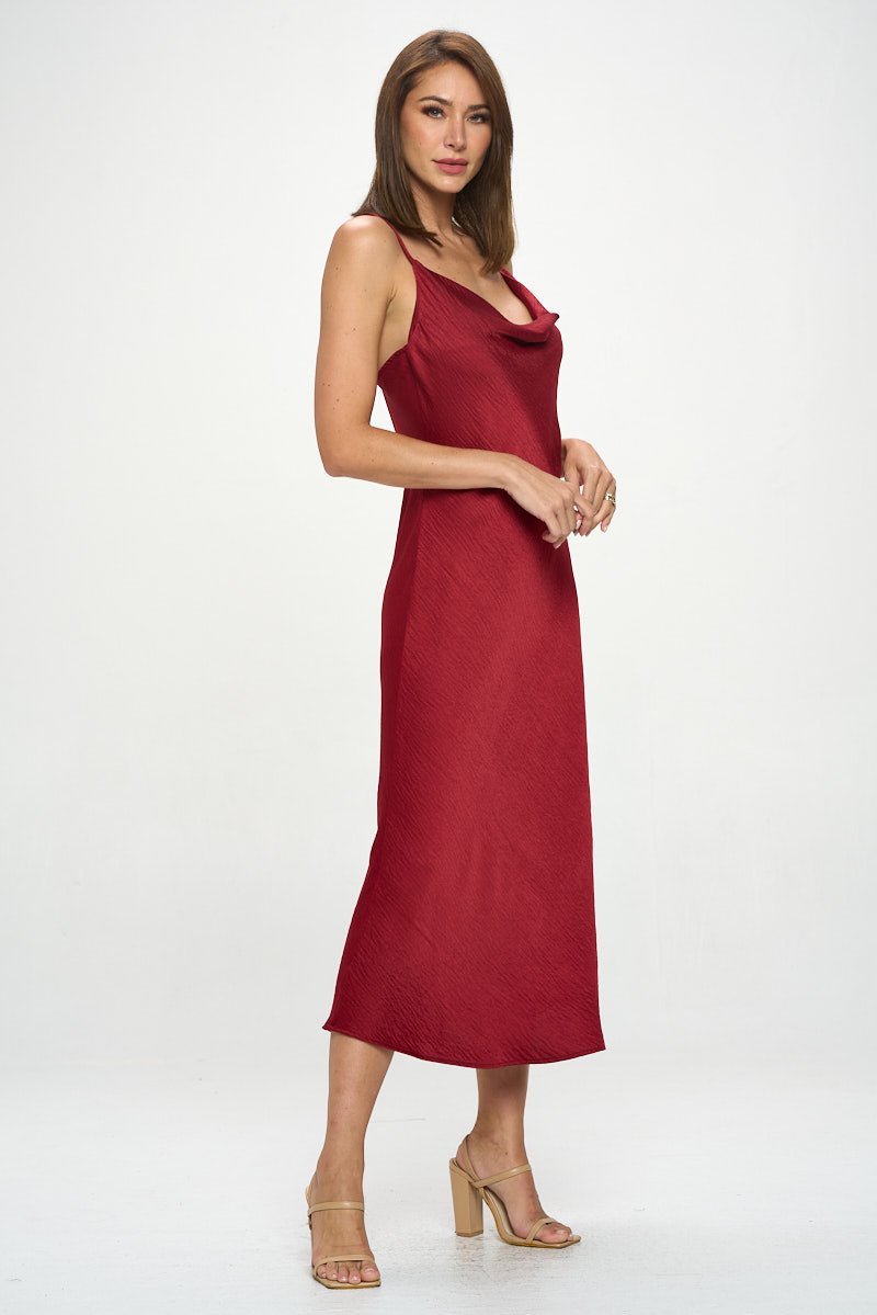 Image of West K Virginia Slip Dress Wine