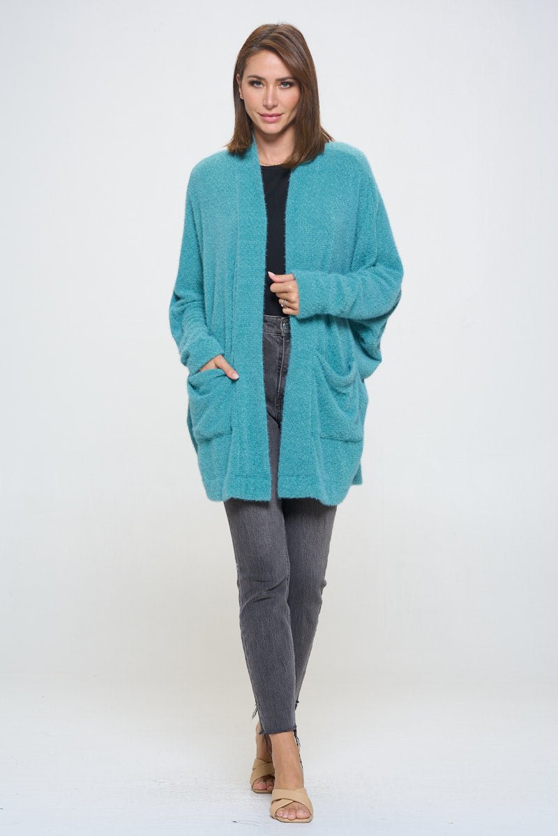 Image of West K Zoe Cozy Duster with Pockets Light Teal