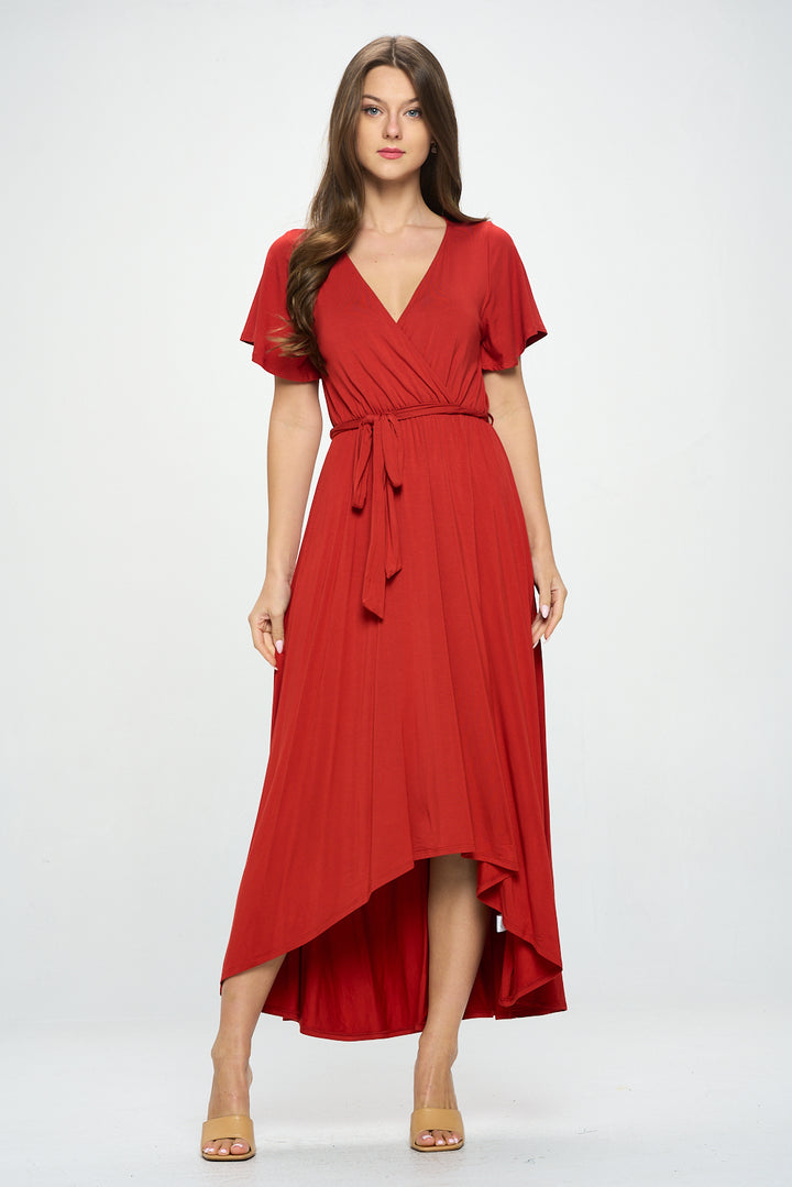 Georgia Faux Wrap Dress